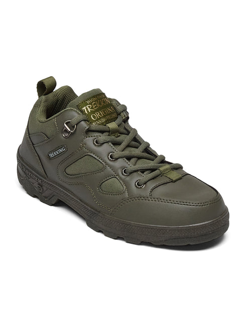 TREKKING Olive Child Sneakers